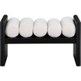 thumbnail image 2 of Meridian Furniture Waverly Cream Bench, 2 of 6