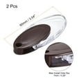 thumbnail image 2 of Unique Bargains Blinds Chain Handle, 2Pack 90mm Roller Shade Cord Weights for Window Parts, Coffee, 2 of 6