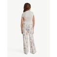 thumbnail image 2 of Justice Girls Short Sleeve Tee, Pants and Eye Mask Pajama Set, 3-Piece, Sizes 5-18, 2 of 5