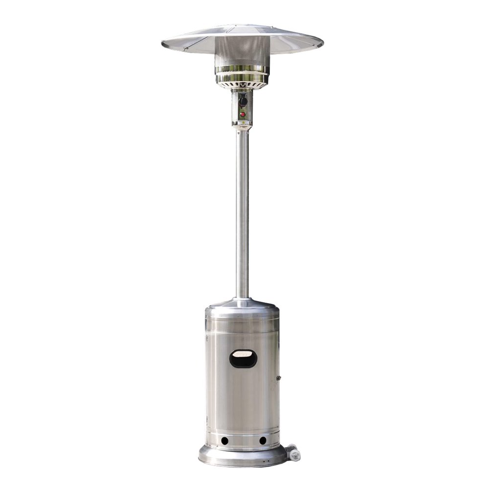 Woodeze Umbrella Patio Heater, 7' tall, Propane, 44,000 BTU Steel