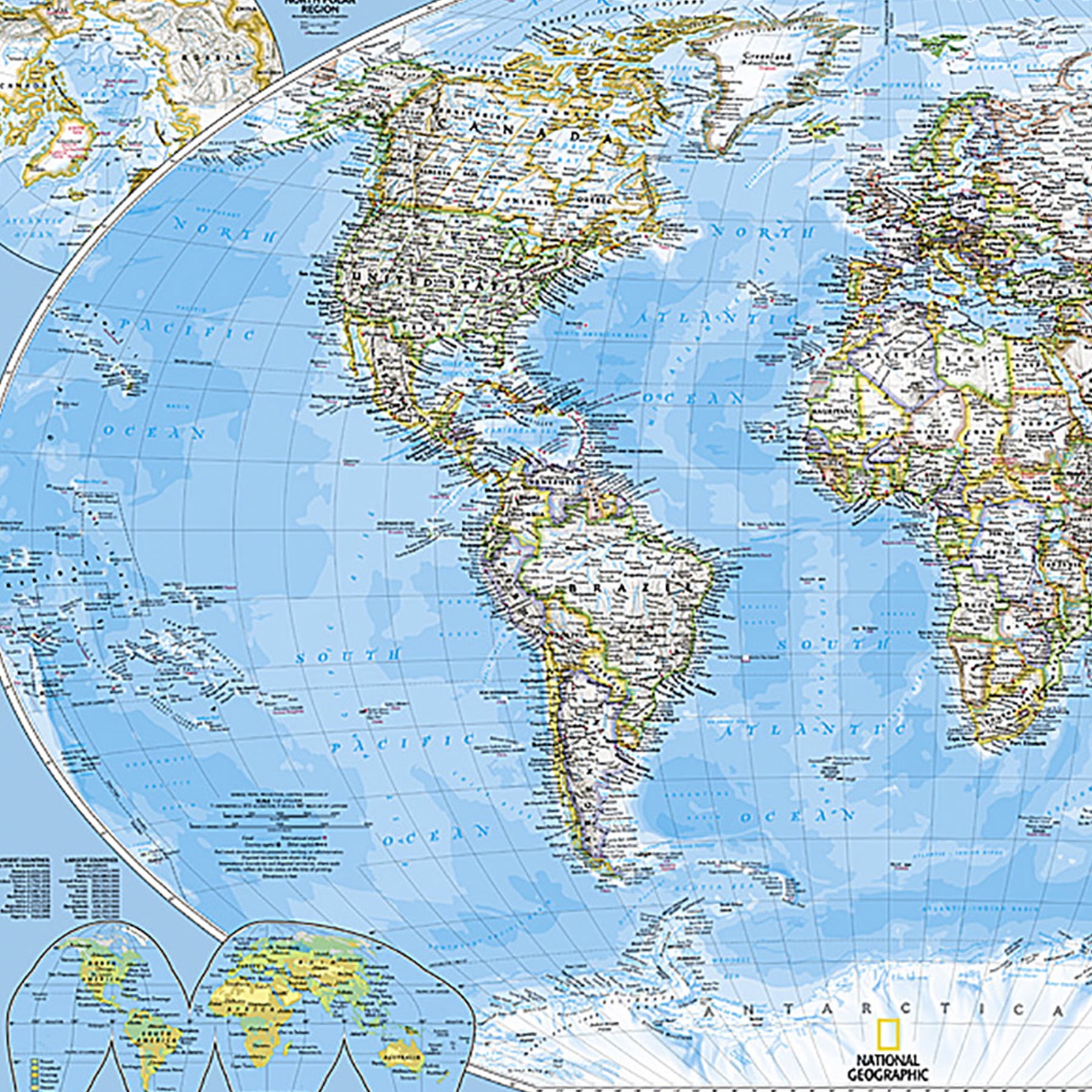 額装品/Old World Map Blue/ポスター 額装品/Old World Map Blue/ポスター 額装品/Old World Map Blue