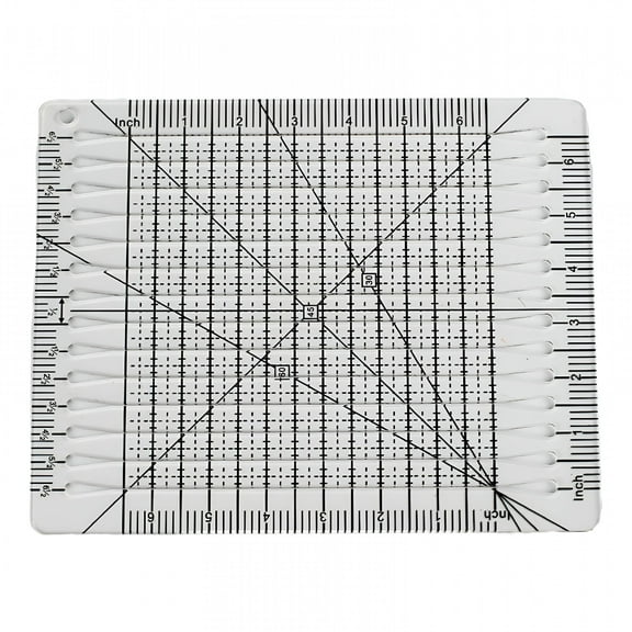 CCOCC Slotted Quilting Ruler Patchwork Sewing Ruler Patchwork Cutting Templates Ruler