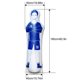 thumbnail image 4 of Inflable Pared Humana Poste Boxeo Posicionamiento Tiro Libre Equipo Entrenamiento Simulación Fútbol (personaje Blanco + Azul), 4 of 9