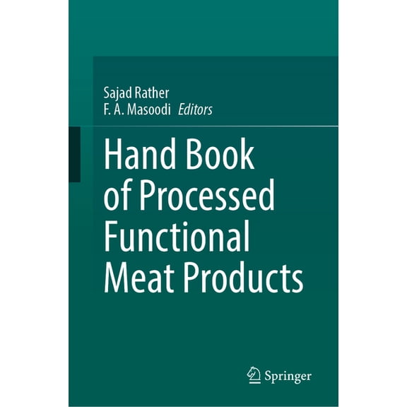 Hand Book of Processed Functional Meat Products, (Hardcover)