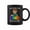 Black, variant on Rainbow Spectrum Colors Science Autism Rainbow Coffee Mugs