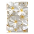 thumbnail image 2 of Egg Flowers Ring Binder Notebook Journey Note Diary College Ruled Spiral Notebook Study Loose Leaf Paper A5 60 Pages, 2 of 8