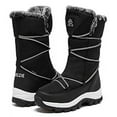 thumbnail image 2 of Snow Boots for Women Waterproof Outdoor Hiking Shoes Winter Warm Mid Calf Boots, 2 of 5
