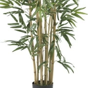 Nearly Natural 3 Multi Bambusa Bamboo Artificial Tree, Green