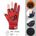 thumbnail image 3 of LOOGDEEL-guantes de pesca de medio dedo, antideslizantes, transpirables, de alta elasticidad, para ciclismo, de seda helada, de liberación rápida, 3 of 5