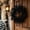 Black, variant on 1 Pack Fall Wreath 16.92in Artificial Wine Red Leaves for Halloween Thanksgiving Front Door Wall Window Porch Indoor Outdoor Decor