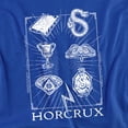 thumbnail image 2 of Harry Potter Horcrux Symbols Women's T Shirt, Royal, X-Large, 2 of 6