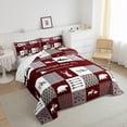 thumbnail image 3 of Manfei Jungle Wildlife Deer Bedding Comforter Set,Country Farmhouse Lodge Twin Comforter Sets,Outdoor Adventure Bedding Set For Kids,Breathable Home Decor Reversible,2-Piece, 3 of 8