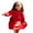Red, variant on Glisme Girls Dress Autumn And Winter Long Sleeve Corduroy Solid Color Princess Dress Elegant Little Girl Princess Dress Size 12-24 Months,Red