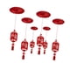 thumbnail image 2 of 6 Piezas Pendientes año Nuevo Chino Decorativos Colgantes de Techo con Borlas para Celebración del año y Primavera Adecuados para Tiendas, 2 of 9