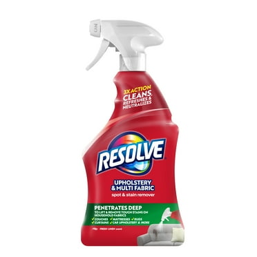 Resolve Multi-Fabric Upholstery Cleaner Solution and Stain Remover Spray, 22 oz