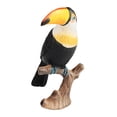 thumbnail image 3 of Figuras de pájaros de juguete de PVC artificiales, modelos de animales, juguete de pájaro realista para estantería De pie en la rama, 3 of 9
