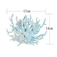 thumbnail image 4 of opvise Plastic Simulation Fish Tank Artificial Aquarium Reef Coral Decor Ornaments Large Pink Coral, 4 of 7