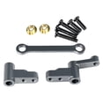 thumbnail image 3 of Kits de dirección de coche RC, conjunto de dirección de coche RC, pieza de repuesto, piezas metálicas de repuesto resistentes para coche RC 1/14 14301 Gris, 3 of 8