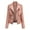 Pink, variant on Leather Bomber Jacket Women Oversized Women Ladies Lapel Motor Jacket Coat Zip Biker Short Punk Cropped Tops,Pink XXL