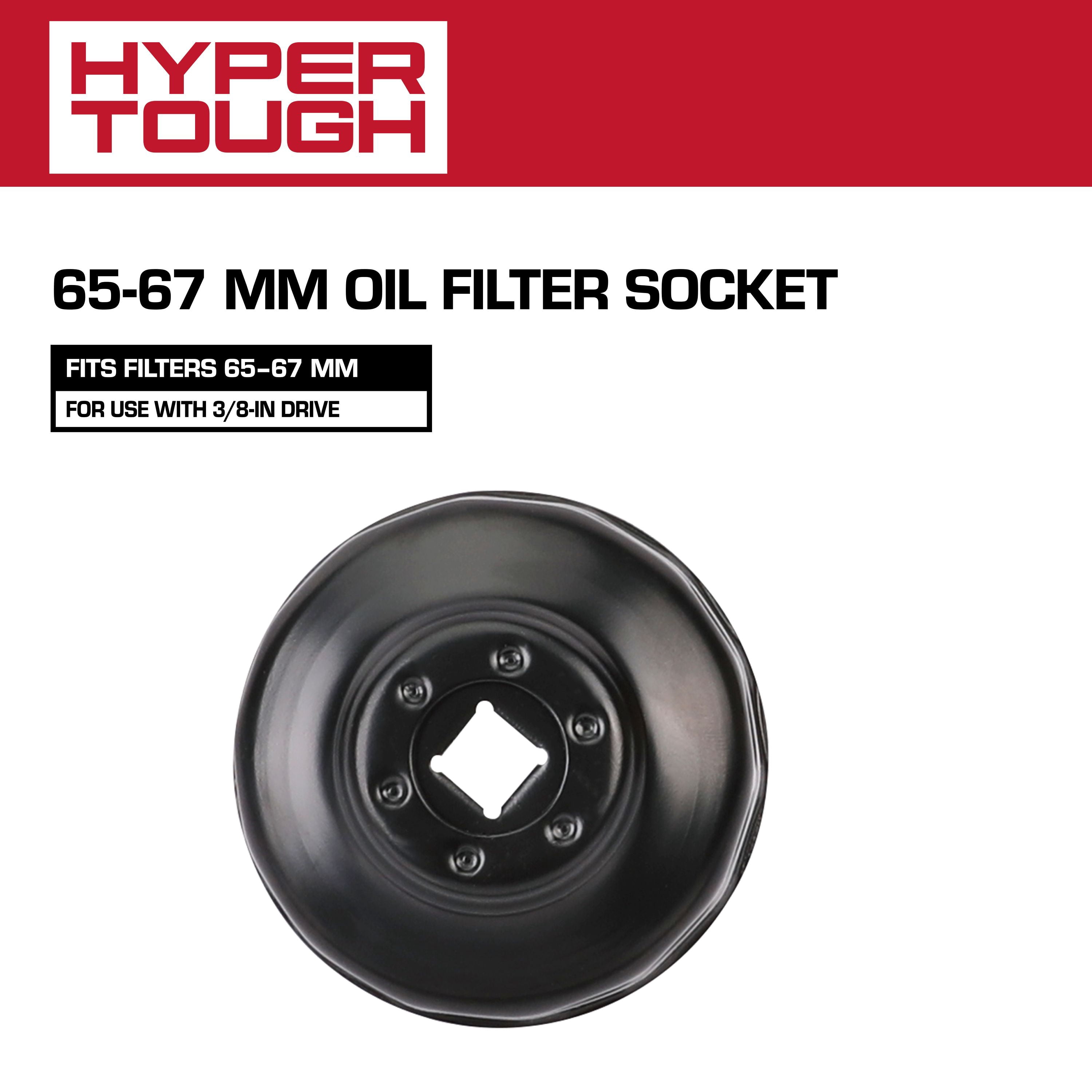 Hyper Tough Oil Filter "F" Cap Wrench, 65-67mm