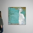Great Big Canvas "Tropic Heron II" by Patricia Pinto Light Gray Blue