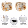 thumbnail image 5 of Thanksgiving Toaster Cover 2 Slice, Fall Squirrel Pumpkins Farmhouse Leaves Dustproof Bakeware Oven Protector with Top Hook, Waterproof Small Kitchen Appliance Toasters Dust Cover, 12"x7.5"x8", 5 of 9