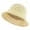 Beige, variant on EINSKEY Packable Straw Bucket Hat for Women, Summer Beach Bucket Hat Foldable Woven Tan