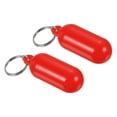 thumbnail image 1 of Unique Bargains Floating Keychain, 2 Pack Plastic Key Float Buoyant Keyrings for Boating Water Sports, Red, 1 of 7