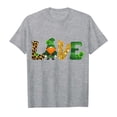 thumbnail image 4 of Hauts d'Été pour Filles en Bas Âge T-Shirts Graphiques Tendance pour la Saint-Patrick Manches Courtes Col Rond T-Shirt Décontracté pour Garçon 2-3 Ans, 4 of 4