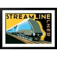 thumbnail image 2 of Art.com Streamline Train Art Print by Brian James, Black Frame Wall Art, 44" x 32", 2 of 5