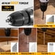 thumbnail image 5 of Juego de herramientas: taladro inalámbrico de 20 V de potencia con batería y funda DEKOPRO, 5 of 7