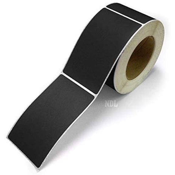 Next Day Labels, 3 X 5 Rectangle Inventory Color Coding Labels, 500 Per Roll Black