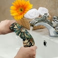 thumbnail image 5 of Nawy Spring Floral Watercolor Herbs Flowers Leaves Boho Green Yellow Kitchen Towels 2-Pack 27.5*16in, 5 of 6