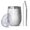 White-4, variant on Floral 12oz Stainless Steel Insulated Wine Tumbler with Lid and Straw – Double Wall Vacuum Mug for Hot & Cold Drinks, 304 Steel Interior, Sweat-Free Design,Thanksgiving,Christmas, Spring,Flower