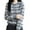 Grey, variant on Wang6 Womens Lightweight Red Cardigan Sweaters Fall Open Front Button Knit Sweater Long Sleeve Knitted Tops Causal Crew Neck Slim Striped Graphic Outwear Red XL