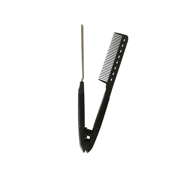 ZPAQI Effortless Straight Hair Creation with V Style Comb Suitable for Hair Type