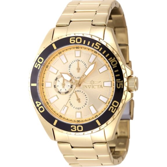 Invicta Men's Pro Diver Gold Dial Watch - 47577