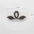 thumbnail image 3 of Poignée Rétro en Forme de Feuille, Petite Poignée Créative en Alliage de zinc pour Porte de Meuble, 3 of 7