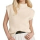 thumbnail image 1 of Chaleco sin mangas con cuello alto para mujer: camisetas sin mangas de punto acanalado, tejido ligero y cómodo, tallas S-XL para todas las estaciones., 1 of 4