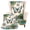 Flowers, variant on Chririnla 2 Piece Washable Single-Seat Wingback Armchair Covers, Blue & White Floral Bird Branch Pattern Stretch Polyester Non-slip Wingback Chair Cover for Living Room Bedroom