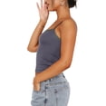 thumbnail image 3 of Biekopu Women's Summer Slim Sling Vest Sleeveless Backless Low Cut Lace Trim Skinny Casual Camisole, 3 of 6