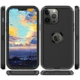 thumbnail image 7 of Xhy Compatible with iPhone 13 Mini Case, Heavy Duty Hard Shockproof Armor Protector Case Cover for iPhone 13 Mini Phone Case (Black), 7 of 7