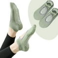 thumbnail image 3 of Sunvo 3 Pair Grip Yoga Socks, Non-Slip Grippy Pilates Socks for Women Barre Ballet Dance Workout New, 3 of 10