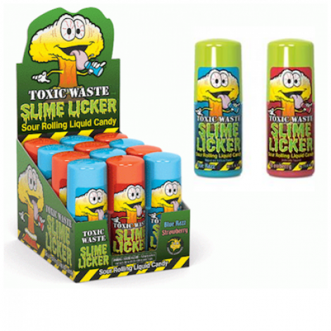 Toxic Waste Slime Licker Sour Rolling Liquid Candy 12 Ct Walmart Com Walmart Com