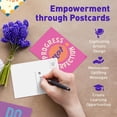 thumbnail image 3 of Tivkeber Postcards for Mailing - Bulk Pack w/Inspirational Messages - 60 4x6 Colorful Cards for Kids, Teacher Feedback, Decor, 3 of 3