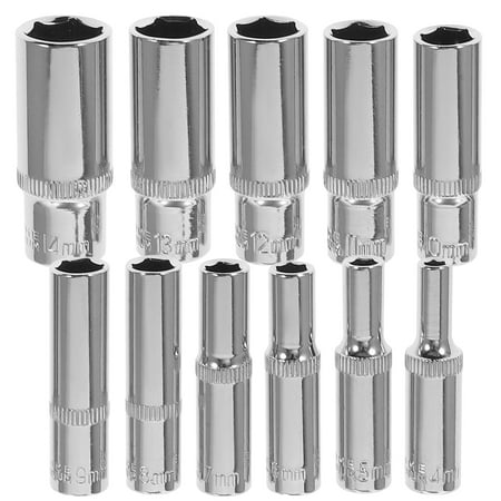 

Yongwei 1 Set Steel 1/4 Socket Assortment 4-14mm Hexagonal Socket For Ratchet Wrench