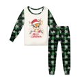 thumbnail image 4 of Gubotare Christmas Pajamas Toddler Toddler Boys Pajamas Kids 2 Piece Pjs Sleepwear Clothes Sets Size 2t 3t (Mint Green,2-3 Years), 4 of 5