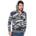 thumbnail image 1 of TR Men's Hooded Camo Sweater by 9 Crowns Essentials (Navy, Large), 1 of 2
