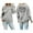 AG1456# Grey, variant on ZXLBBD Women's Fall Winter Fashion Sweatshirts Festive Christmas Print Round Neck Top Casual Outdoor Comfort Daily Wear