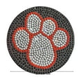 thumbnail image 3 of StSilkitty Unique Non Slip Dog Paw Print Car Cup Holder Mat Stylish and Noise Reducing Interior Accessory for Home and Office, 3 of 4